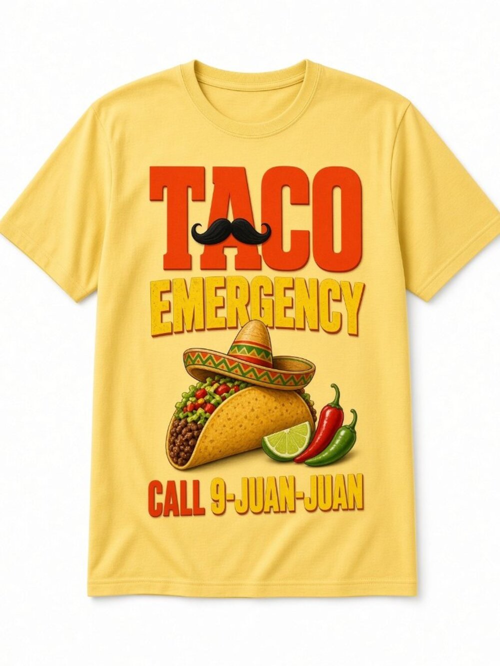 4pcs 10" DTF Transfers Taco Emergency 9-Juan-Juan Iron On